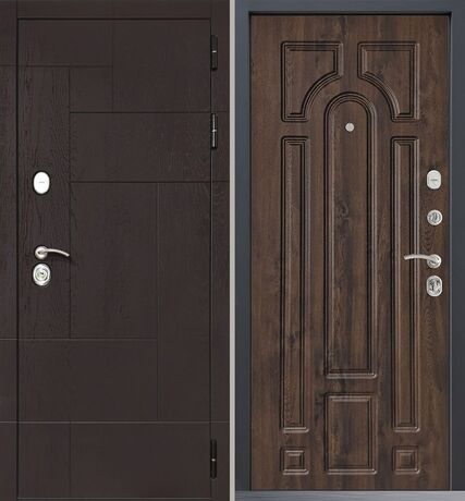 Входная дверь Command Doors Grafica 17.02 Темный Дуб